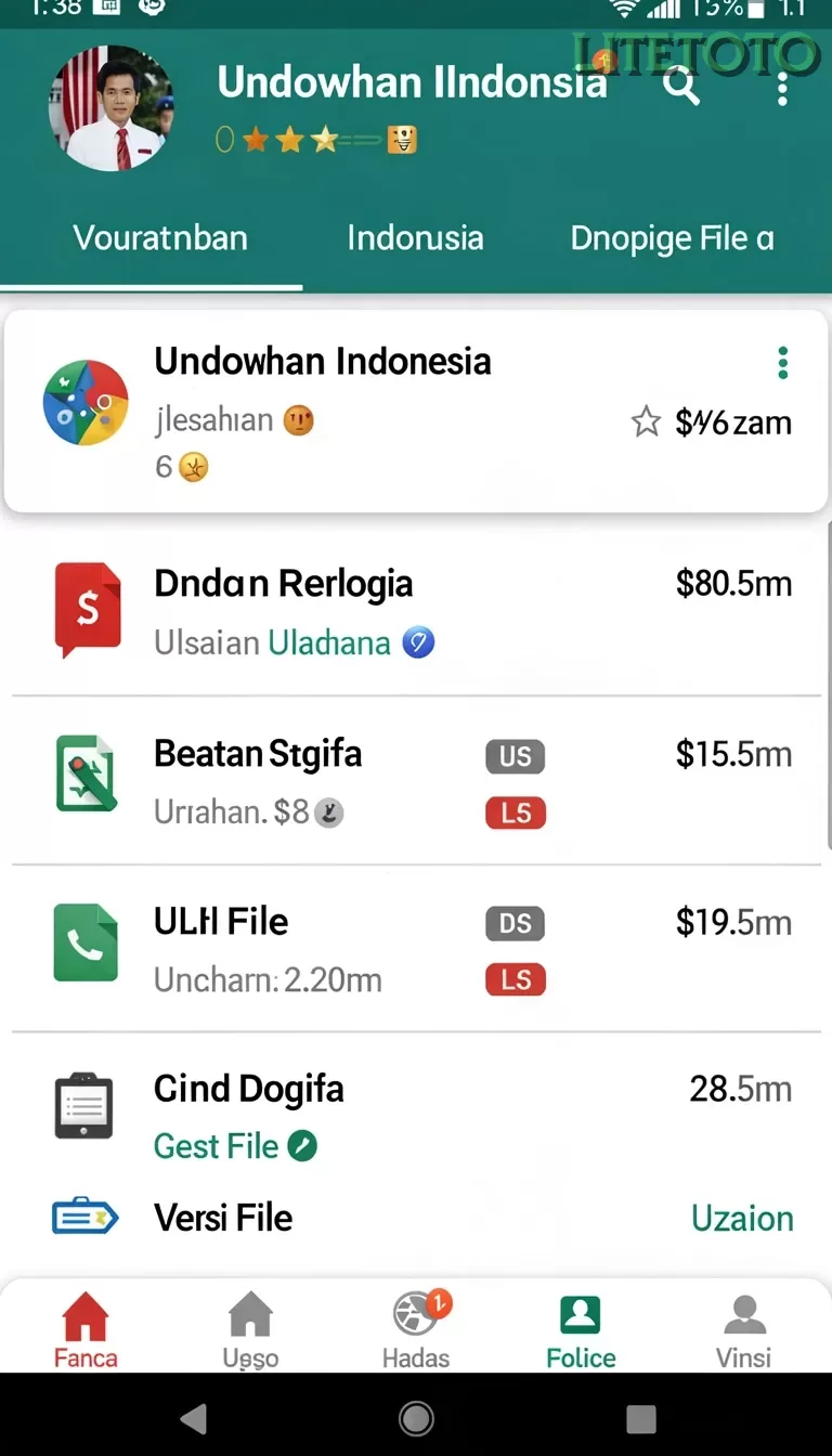 Cuplikan layar JKTGAME — aktivitas