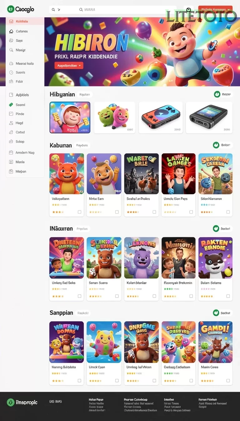 Cuplikan layar VALOHOKI — menu navigasi